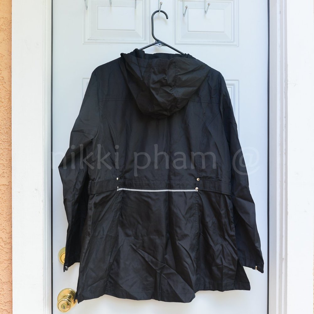 Jones New York Ladies' Parka in a Pocket in Black size XL - Picture 8 of 9